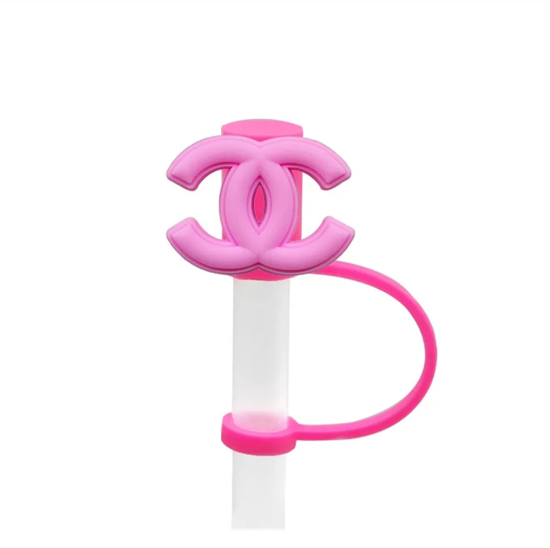 Designer Bag Straw Toppers