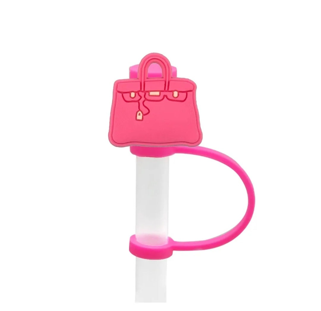 Designer Bag Straw Toppers