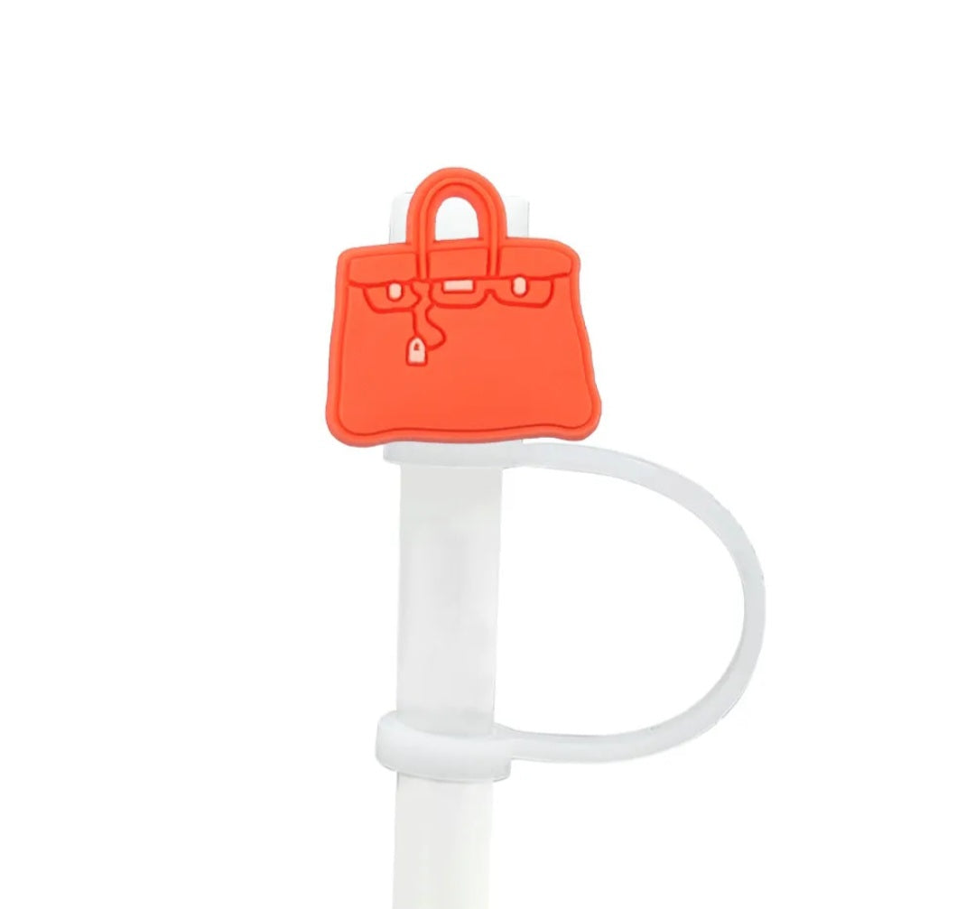 Designer Bag Straw Toppers