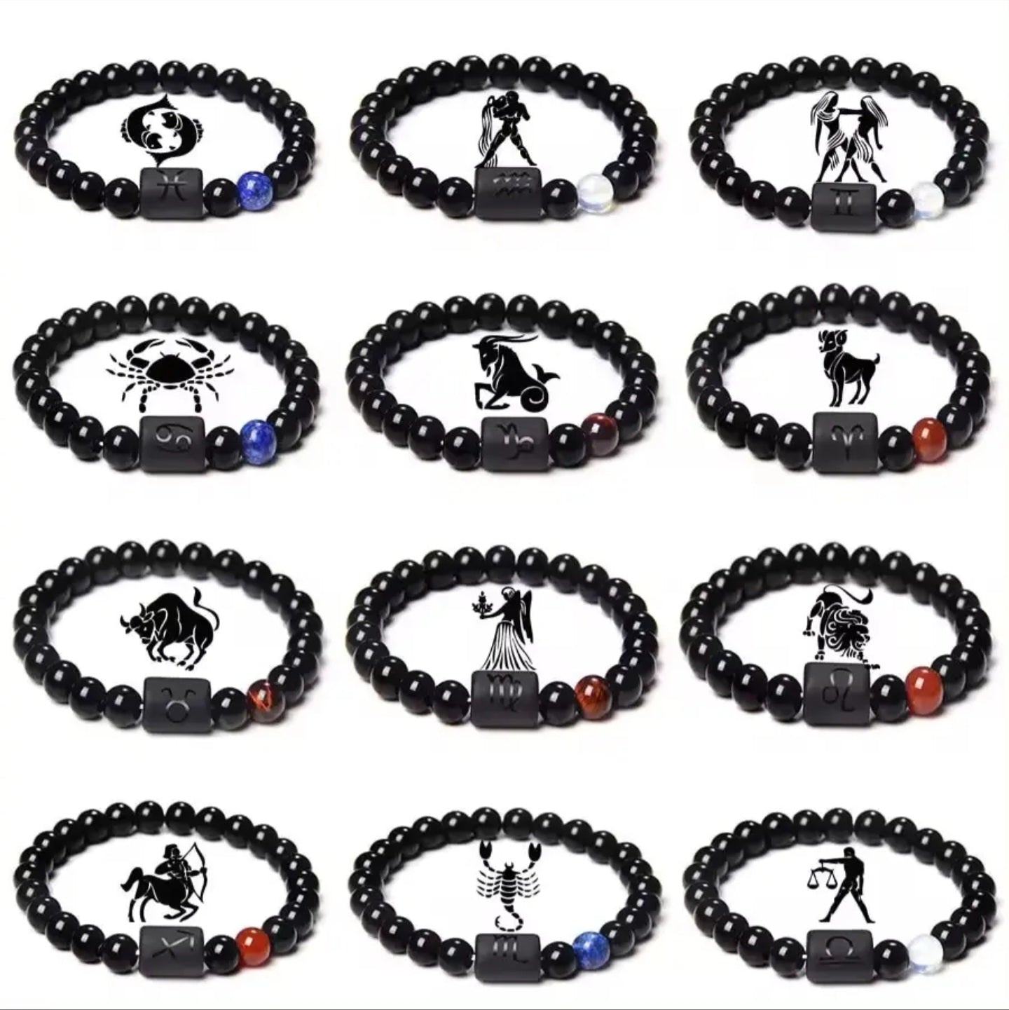 Zodiac Crystal Bracelets
