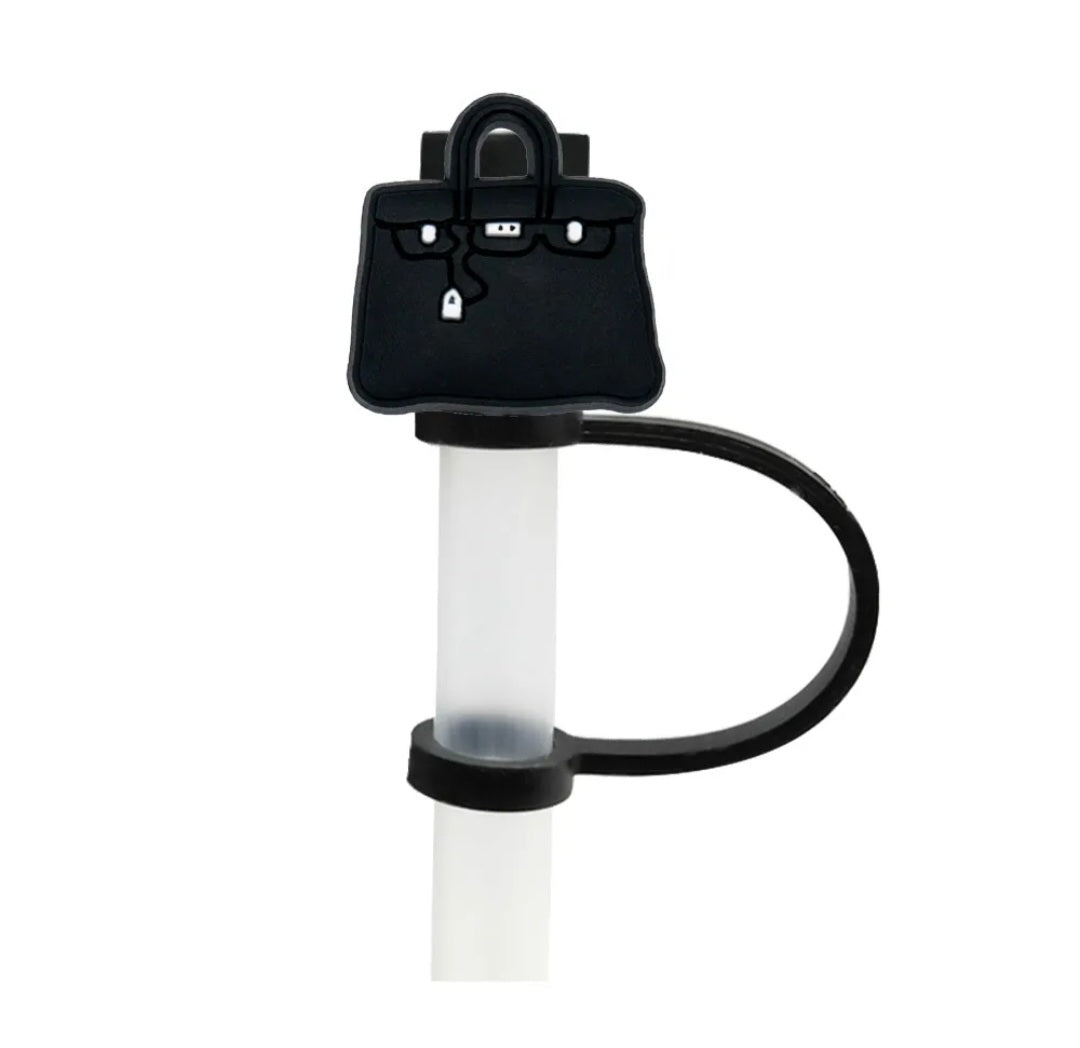 Designer Bag Straw Toppers